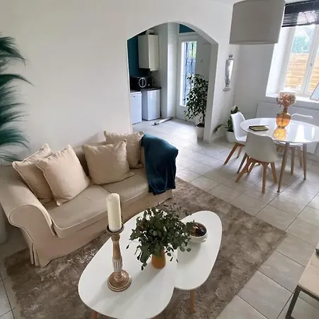 Joli Duplex Cocooning De 100M2 Avec Rez De Jardin Villa Feyzin Exterior photo